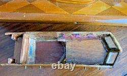 Antique Handcraftred Mahogany Cabin Cruiser Yacht Model Ann Trenton New Jersey