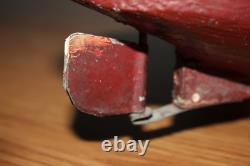 Antique Handmade Steamship Folk Art Ship wood / tin Boat model GREAT LAKES