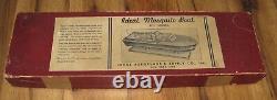 Antique Ideal Aeroplane Mosquito Wood Wooden Model PT 17 Navy Boat Original Box