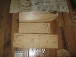 Antique Ideal Aeroplane Mosquito Wood Wooden Model PT 17 Navy Boat Original Box