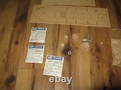 Antique Ideal Aeroplane Mosquito Wood Wooden Model PT 17 Navy Boat Original Box