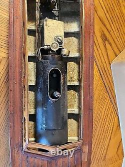 Antique Marlow Cabin Cruiser Steam Engine Boat Yacht Wooden Scale Model