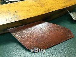 Antique Sailing Pond Model Sail Boat Nicely Made