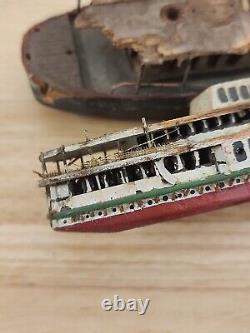 Antique Ship Model Lot Boat Collection Very Old Antique Boats Ships