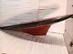 Antique Vintage Pond Yacht Sail Boat Wood For Restoration Black 2ft+