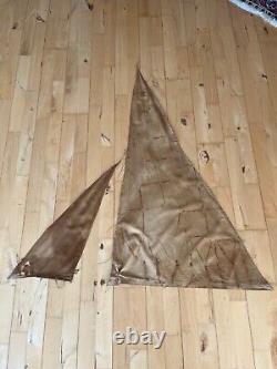 Antique Vintage Pond Yacht Sail Boat Wood Metal Keel 39