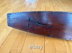 Antique Vintage Pond Yacht Sail Boat Wood Metal Keel 39