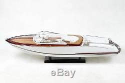 Aquariva Gucci Wooden Model Boat, 100% Solid Wood Plank on Frame