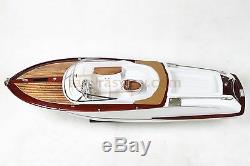Aquariva Gucci Wooden Model Boat, 100% Solid Wood Plank on Frame