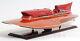 Arno Ferrari Hydroplane Wooden Power Speed Boat Racing Model 32 New