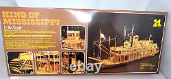 Artesania King Of The Mississippi Paddle Steamer 150 LARGER Model Boat Kit Wood