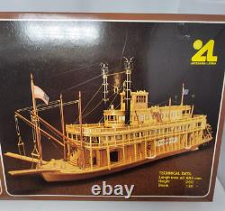 Artesania King Of The Mississippi Paddle Steamer 150 LARGER Model Boat Kit Wood