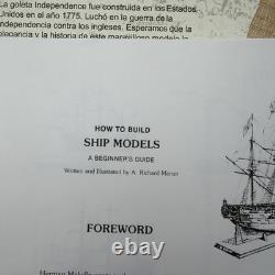 Artesania Latina Independence 1775 Model Sailboat Kit #22414 135 Scale NIB/NOS