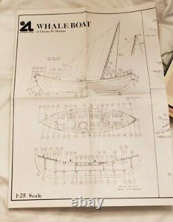 Artesania Latina Morgan's 1841 Whale Boat Wood Model Kit 125 NEW