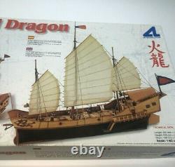Artesania Latina Red Dragon Chinese Junk 160 Scale Wood Model Ship Kit 20307