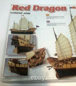 Artesania Latina Red Dragon Chinese Junk 160 Scale Wood Model Ship Kit 20307