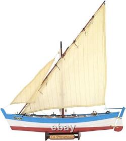 Artesanía Latina Wooden Ship Model Kit French Fishing Boat, La Provençale