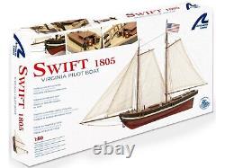 Artesanía Latina Wooden Ship Model Kit US Pilot Boat, Swift