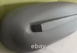 Artist made solid oak model boat hull shallow keel L. 25.5 beam 7