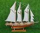 Atlantic Wooden Ship Boat Model 28 Handmade Wood Sailing Yacht Nautical Decor