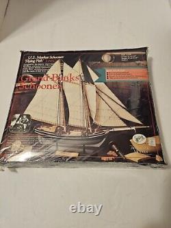 Authentic Model Made In Spain U. S. Market Schooner Flying Fish 1860 Wood
