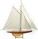 Authentic Models 1895 Sail Model Defender New As055 Rare Sailboat Ship Usa