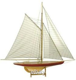 Authentic Models 1895 Sail Model Defender New As055 Rare Sailboat Ship USA