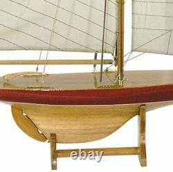 Authentic Models 1895 Sail Model Defender New As055 Rare Sailboat Ship USA