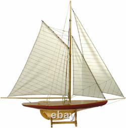 Authentic Models 1895 Sail Model Defender New As055 Rare Sailboat Ship USA