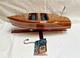 Authentic Models Mahogany Runabout Model Boat Original Box