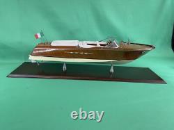 Authentic Models Riva Aquarama Mahogany Speedboat Model VERY NICE