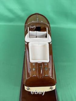 Authentic Models Riva Aquarama Mahogany Speedboat Model VERY NICE