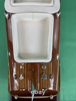 Authentic Models Riva Aquarama Mahogany Speedboat Model VERY NICE