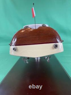 Authentic Models Riva Aquarama Mahogany Speedboat Model VERY NICE