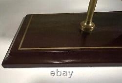 Awesome Detailed Display Hand Crafted Wood Model Large Yacht Boat On Base