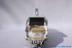 Azimut 43 Modern Yacht Model 17? Motor Yacht Model Wooden Model Boat