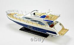 Azimut 64 Flybridge Yacht 34 Handcrafted Wooden Boat Model