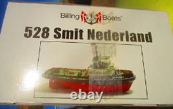 BILLING BOATS 528 Smit Nederland 133? PLASTIC & WOODEN BOAT SEALED BOX