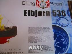 BILLING BOATS 536 Elbjorn Icebreaker 175? WOODEN BOAT