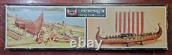 BILLING BOATS Denmark NO. 518 OSEBERG Viking Ship Wood Kit Model Boat Vintage