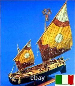 BRAGOZZO Aeropiccola wood model boat ship KIT NEW Rare