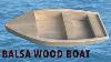 Balsa Wood Boat Build