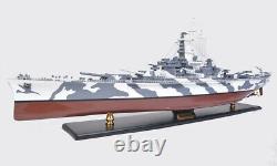 Battleship USS Alabama BB-60 Wood Model 43 USN Naval Memorial Park Museum Ship