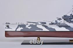 Battleship USS Alabama BB-60 Wood Model 43 USN Naval Memorial Park Museum Ship