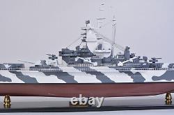 Battleship USS Alabama BB-60 Wood Model 43 USN Naval Memorial Park Museum Ship