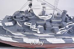 Battleship USS Alabama BB-60 Wood Model 43 USN Naval Memorial Park Museum Ship