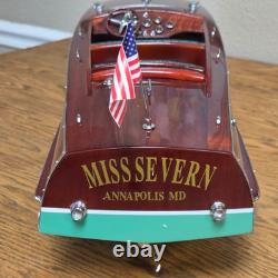 Beautiful 32 Miss Severn Wood Model Boat New In Original Packaging