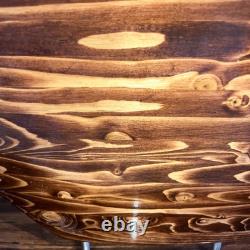 Beautiful Hand Carved One Of A Kind Art Ship Boat Model Decor 37LX 14H X 6.5W