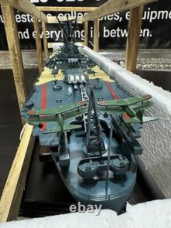 Beautiful Large Savy Japan WWII Battleship Yamato Wooden Ship Model 39 NEW