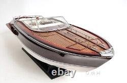 Beautiful Riva Rivarama SPEEDBOAT MODEL Wooden Racing Speed Motor Boat Yacht New